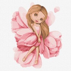 Картина за номерами Сором'язлива чарівниця ©tanya_bonya (KHO6043) Ідейка (Без коробки)