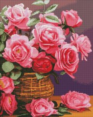 Алмазна вишивка Барвисті троянди ©art_selena_ua Ідейка (AMO7856) фото інтернет-магазину Raskraski.com.ua