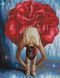 Картина по номерам Цветочная балерина (BGZS1197) (Без коробки) — фото комплектации набора