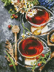 Набор алмазной мозаики Чай с медом Rainbow Art (EJ1370, На подрамнике) фото интернет-магазина Raskraski.com.ua