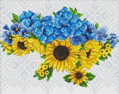 Картина мозаика Цветущая родина ©Maria Davydova Идейка (AMO7876, На подрамнике)