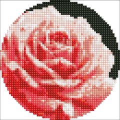 Набор алмазной мозаики Совершенная роза с голограммными стразами (AB) ©art_selena_ua Идейка (AM-R7919, На подрамнике) фото интернет-магазина Raskraski.com.ua