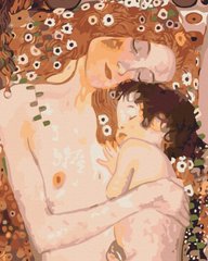 Раскраски по номерам Мама и младенец. Густав Климт (BS52248) (Без коробки)