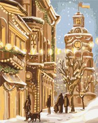 Картина за номерами Зимова Вінниця © Лазаренко Олена (BS53415) (Без коробки)