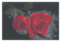 Алмазна вишивка Червона троянда Алмазна мозаіка (OSC024) фото інтернет-магазину Raskraski.com.ua