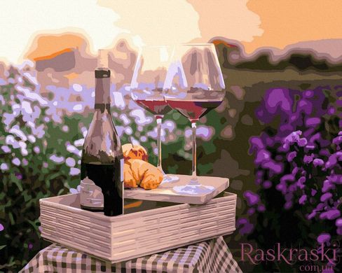 Картина за номерами Вино в кольорах (BRM32336) фото інтернет-магазину Raskraski.com.ua