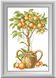 Алмазна мозаїка Апельсинове дерево (повна зашивання, квадратні камені) Dream Art (DA-30274) — фото комплектації набору