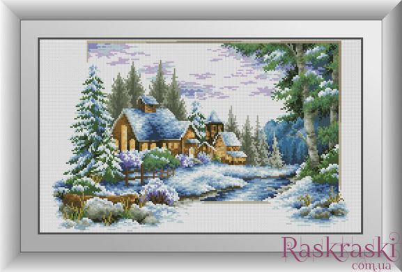 Алмазна мозаїка Зимова стежка Dream Art (DA-31055) фото інтернет-магазину Raskraski.com.ua