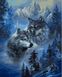 Раскраска по номерам Зимние волки (VP1130) Babylon — фото комплектации набора
