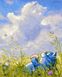 Картина Розмальовка Пухнасті хмари (BRM41941) — фото комплектації набору