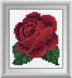 Алмазна вишивка Червона трояндочка (квадратні камені, повна зашивання) Dream Art (DA-30464M) — фото комплектації набору
