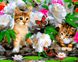 Картина за номерами Милі котики (VP463) Babylon — фото комплектації набору