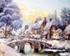 Картина алмазная вышивка Зима за городом My Art (MRT-TN1108, На подрамнике) — фото комплектации набора