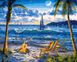 Рисование по номерам Райский пляж (VP1356) Babylon — фото комплектации набора