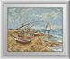Картина алмазна вишивка Рибальські човни на березі сент-марі (квадратні камені, повна зашивання) Dream Art (DA-30515) — фото комплектації набору