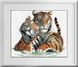 Набор алмазная вышивка Настоящая любовь(тигры) (полная зашивка, квадратные камни) Dream Art (DA-30012, Без подрамника) — фото комплектации набора