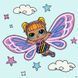 Розмальовка по номерах L.O.L. Surprise! O.M.G. Fairies Flutterstar (KH1090) Ідейка 40 х 40 см