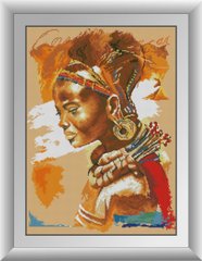 Алмазна вишивка Африканка Dream Art (DA-30654) фото інтернет-магазину Raskraski.com.ua