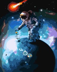 Картина по номерам Жизнь в космосе (BK-GX0004) (Без коробки)
