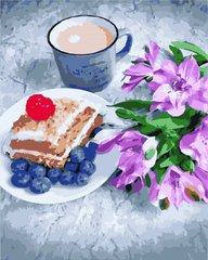 Раскраска для взрослых Завтрак для любимой (AS1031) ArtStory фото интернет-магазина Raskraski.com.ua