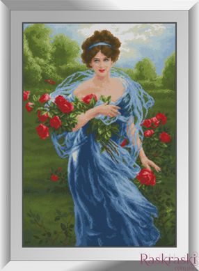 Картина з мозаїки Захоплення трояндами Dream Art (DA-31464) фото інтернет-магазину Raskraski.com.ua