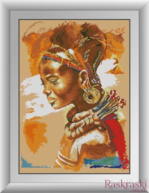 Алмазная вышивка Африканка Dream Art (DA-30654, Без подрамника) фото интернет-магазина Raskraski.com.ua
