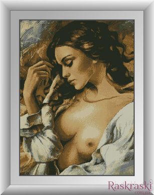 Алмазна техніка Богиня кохання (повна зашивання, квадратні камені) Dream Art (DA-30124) фото інтернет-магазину Raskraski.com.ua