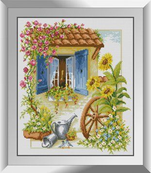 Картина мозаика В саду Dream Art (DA-31264, Без подрамника) 42 x 50 см фото интернет-магазина Raskraski.com.ua