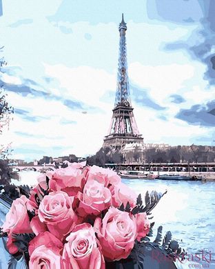 Картина по номерам Розы во Франции (BRM28599) фото интернет-магазина Raskraski.com.ua