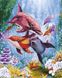 Алмазна картина Яскраві дельфіни (GZS1024) Rainbow Art (Без коробки) — фото комплектації набору