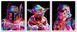Картина по номерам Триптих Звездные войны Боба Фетт Йода Штурмовик (VPT036) Babylon — фото комплектации набора