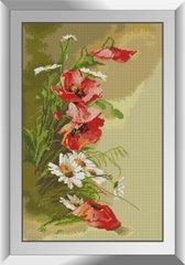 Картина из мозаики Полевые цветы Dream Art (DA-31115, Без подрамника) фото интернет-магазина Raskraski.com.ua
