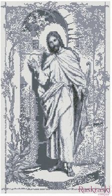 Алмазна вишивка Ісус стукає в двері сірий ColorArt (CLR-PSS812) фото інтернет-магазину Raskraski.com.ua