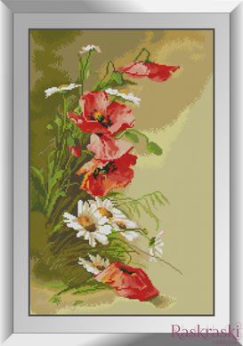 Картина из мозаики Полевые цветы Dream Art (DA-31115, Без подрамника) фото интернет-магазина Raskraski.com.ua