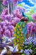 Алмазна мозаїка Павич і голуби ТМ Алмазная мозаика (DMF-302) — фото комплектації набору