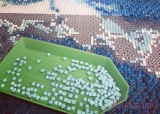 Набір алмазна мозаїка Папуги біля водоспаду ТМ Алмазная мозаика (DM-332) фото інтернет-магазину Raskraski.com.ua
