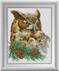 Картина из мозаики Сова (квадратные камни, полная зашивка) Dream Art (DA-30421, Без подрамника) — фото комплектации набора