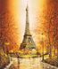 Картина алмазна вишивка Осінь в парижі ТМ Алмазная мозаика (DMF-257) — фото комплектації набору