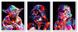 Рисование по номерам Триптих Звездные войны Йода Дарт Вейдер Штурмовик (VPT037) Babylon — фото комплектации набора