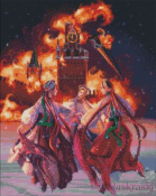 Набор алмазной мозаики Огонь свободы ©Jennifer Sikora Идейка (AMO7619, На подрамнике)