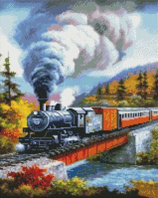 Алмазна вишивка Поїзд ColorArt (CLR-PSP119) 40 х 50 см фото інтернет-магазину Raskraski.com.ua