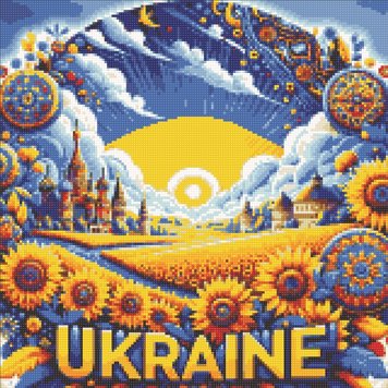 Алмазная картина Украина ТМ Алмазная мозаика (DM-461, Без подрамника)