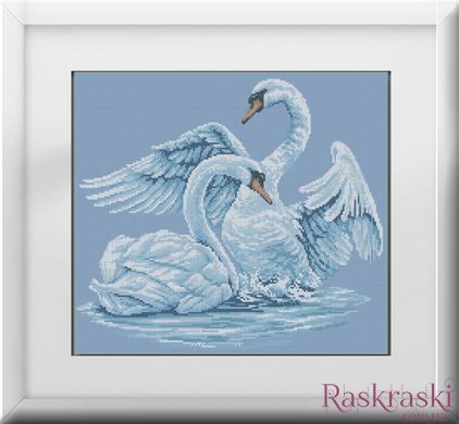 Набір алмазна вишивка Лебедина вірність (повна зашивання, квадратні камені) Dream Art (DA-30126) фото інтернет-магазину Raskraski.com.ua