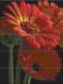 Картина за номерами на дереві Червоні квіти (ASW220) ArtStory — фото комплектації набору