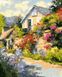 Полотно для малювання Будиночок у квітах (BRM34347) — фото комплектації набору