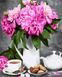 Картина за номерами Сніданок із квітами (BRM45134) — фото комплектації набору