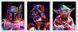 Рисование по номерам Триптих Звездные войны Боба Фетт Дарт Вейдер Йода (VPT038) Babylon — фото комплектации набора
