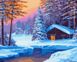 Картина за номерами Зимова тиша (KH2870) Идейка — фото комплектації набору