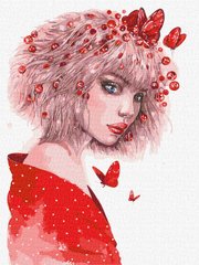 Картина по номерам Поцелуй бабочек ©lesya_nedzelska_art (KHO4955) Идейка (Без коробки)