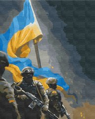 Картина за номерами Українські воїни (ACR-B-10339-AC) ArtCraft фото інтернет-магазину Raskraski.com.ua